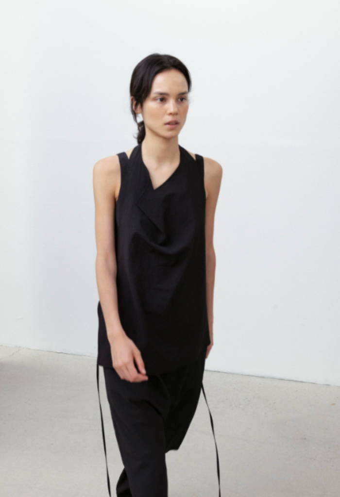 레이스 Draped Halter Top 탑--2