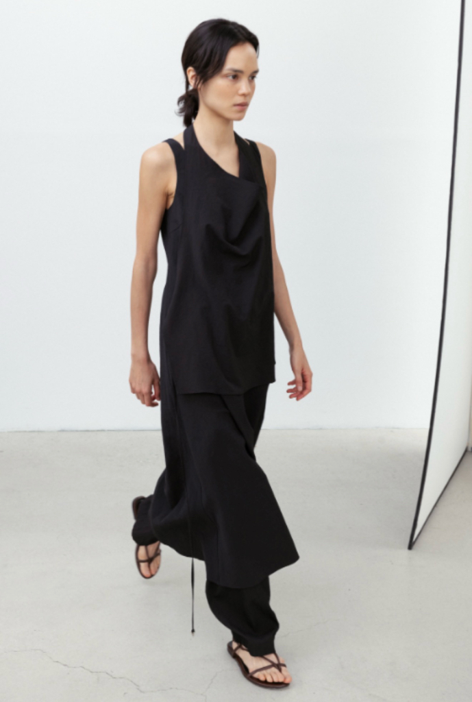 레이스 Draped Halter Top 탑--3