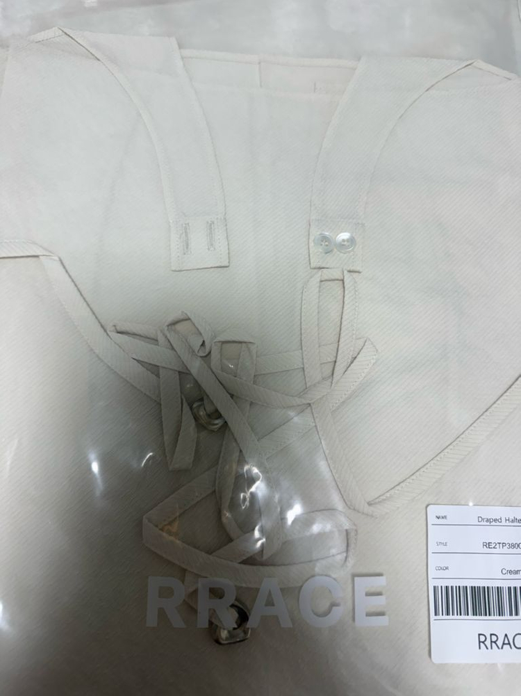 레이스 Draped Halter Top 탑--4