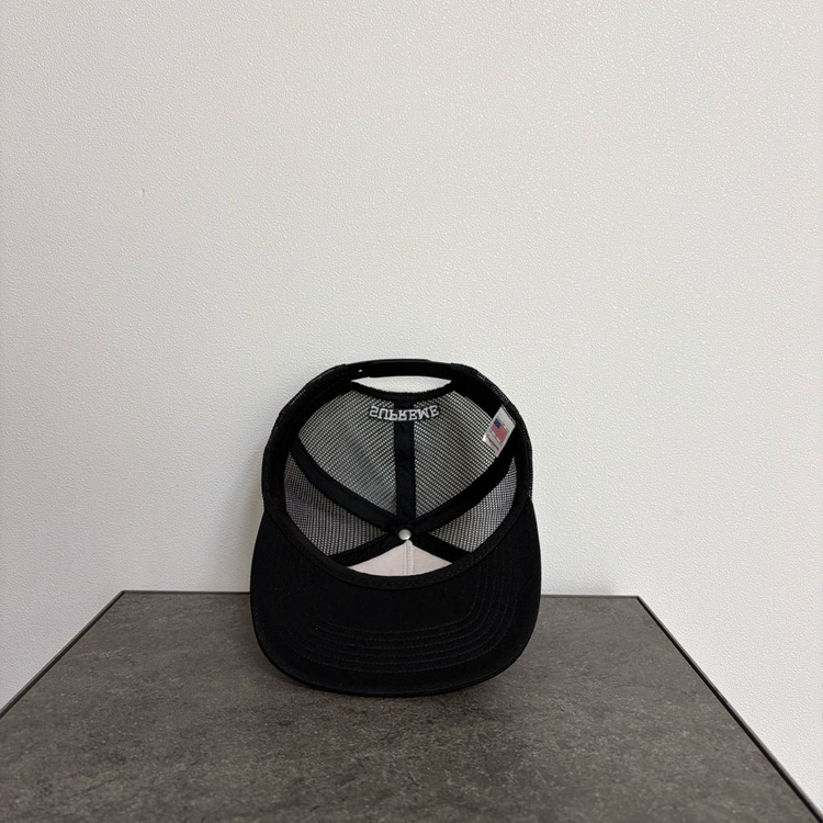 (OS) 슈프림 5패널 볼캡 모자 섹스 인 헤븐 블랙--4