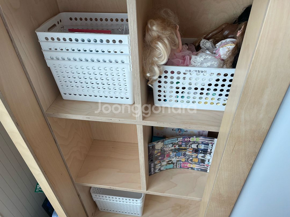 컴프프로 자작나무 슬라이딩 보드 책장--3