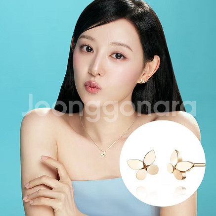 새상품- 스톤헨지 러브듀엣 14k귀걸이 SA25A80U--3