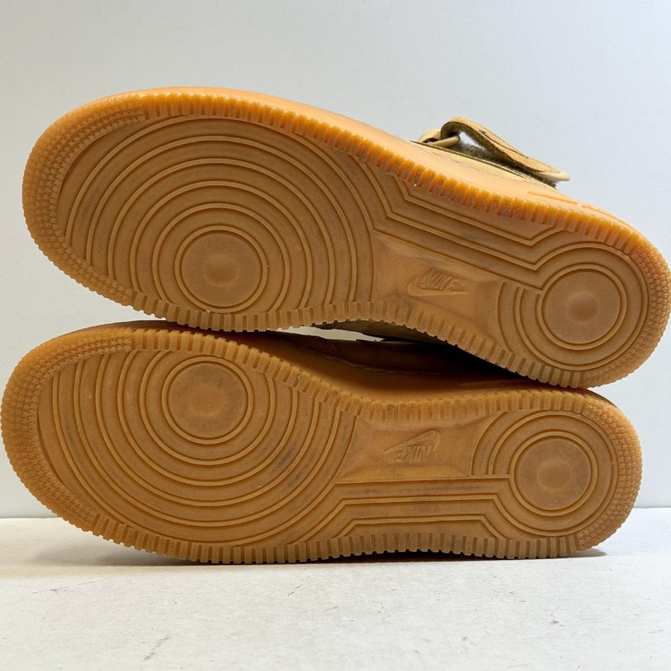 나이키 AIR FORCE 1 MID 07 PRM QS FLAX.된장포스 미드co.jp 중고제품 팝니다.--3