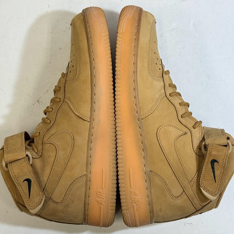 나이키 AIR FORCE 1 MID 07 PRM QS FLAX.된장포스 미드co.jp 중고제품 팝니다.--5