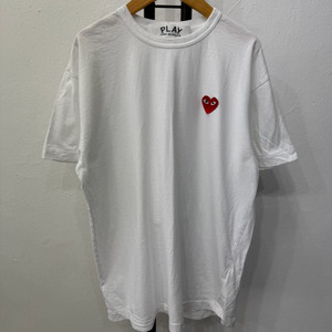 정품) 꼼데가르송 24ss 남성 반팔티 XL