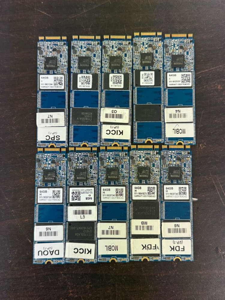 64GB 용량의 M.2 SSD 판매 수량 70개--0