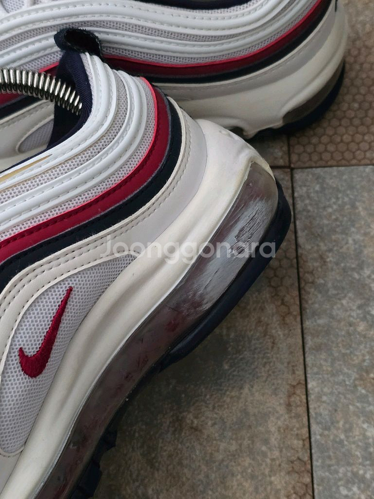(230)나이키 에어맥스 97 레드 크러쉬 스니커즈 운동화--6
