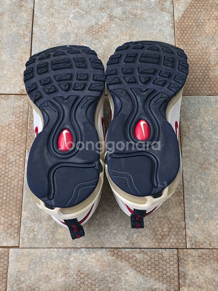 (230)나이키 에어맥스 97 레드 크러쉬 스니커즈 운동화--9