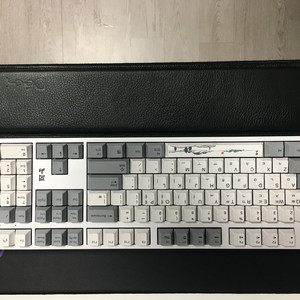 덱 거북선 한산 기계식 키보드 적축 & 가죽 손목 받침대