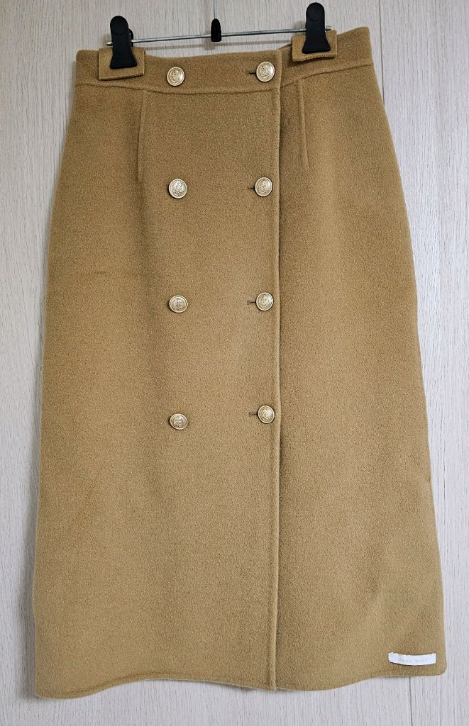 줄로그 울 핸드메이드 치마--4