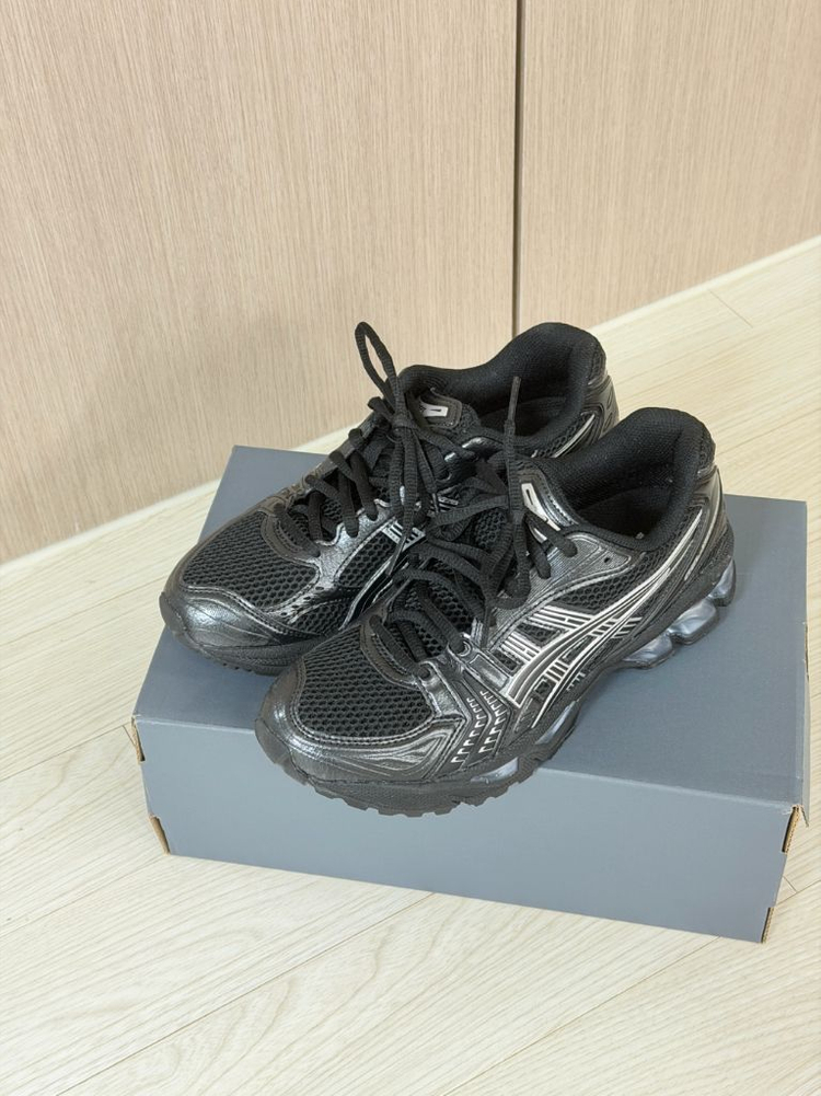 아식스 젤 카야노 14 블랙 퓨어실버 245--1