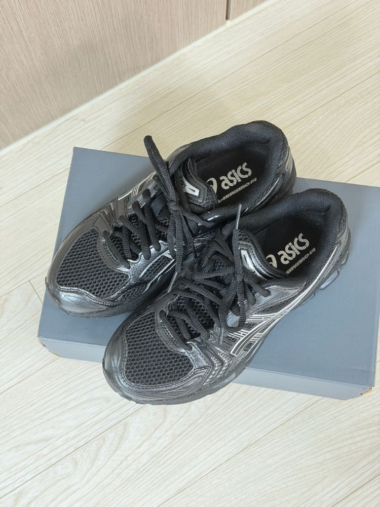 아식스 젤 카야노 14 블랙 퓨어실버 245--2