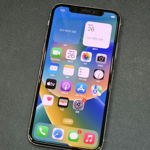 아이폰X 256GB 실버 배터리 96%