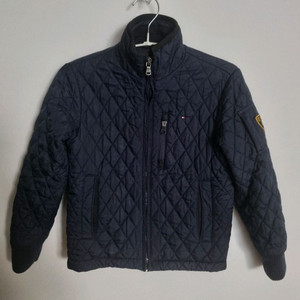 타미힐피거 아동 퀼팅 자켓 네이비
