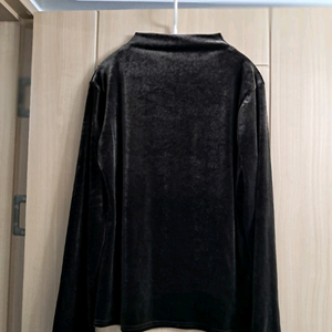 벨벳 롱슬리브 탑