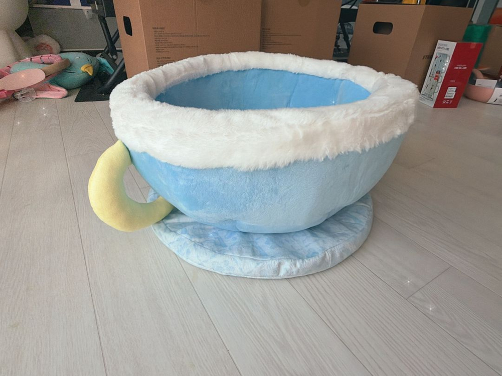 강아지 쿠션 침대--2