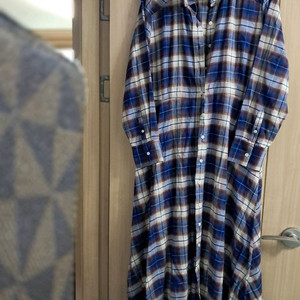 체크 셔츠 원피스