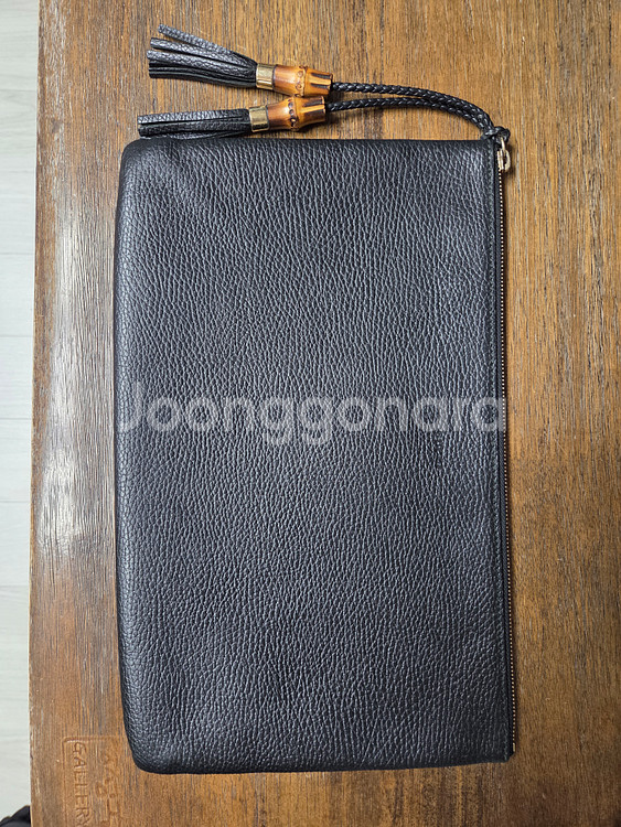 구찌 뱀부 클러치백--2