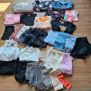 여아옷 110호 봄가을여름 45벌 일괄