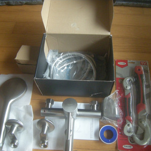 스텐무광sus304샤워수전+만능렌치(사은품 테프론 테이프)/이케아 한샘 일룸 욕실주방인테리어쇼품 가구가전 아이폰