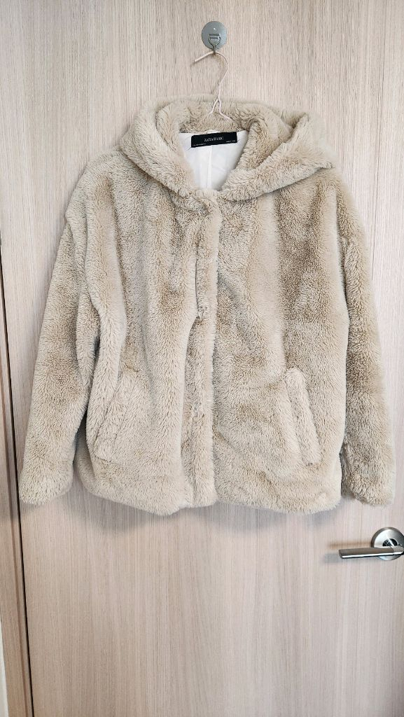 자라 여자 플리스털후드 집업자켓 겨울잠바M--1