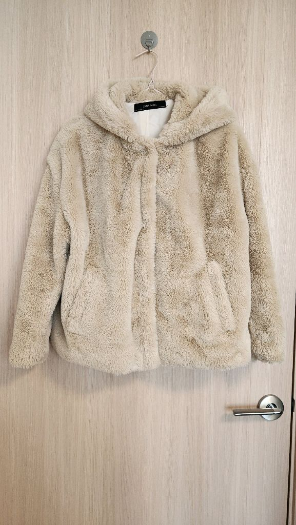 자라 여자 플리스털후드 집업자켓 겨울잠바M--2