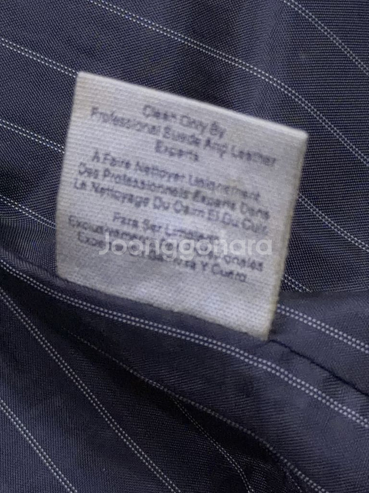 L 옴므 빈티지 양가죽 레더 싱글 라이더자켓 블랙 M--9