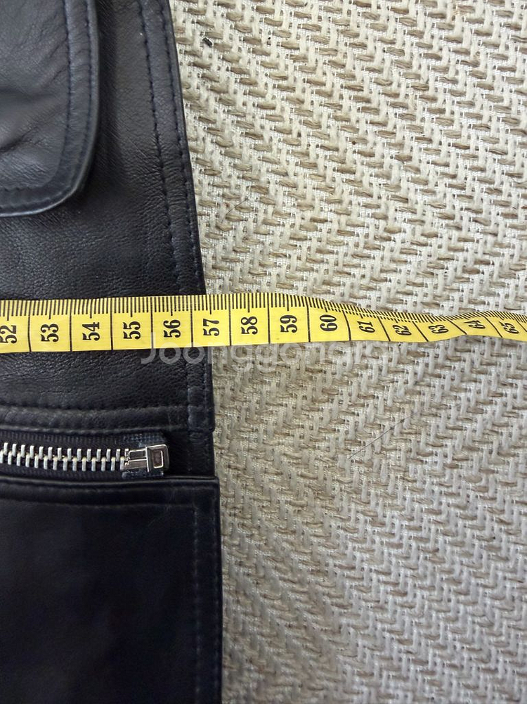 정품) ROBO 로보 블랙 가죽 라이더 양가죽 자켓 55--8