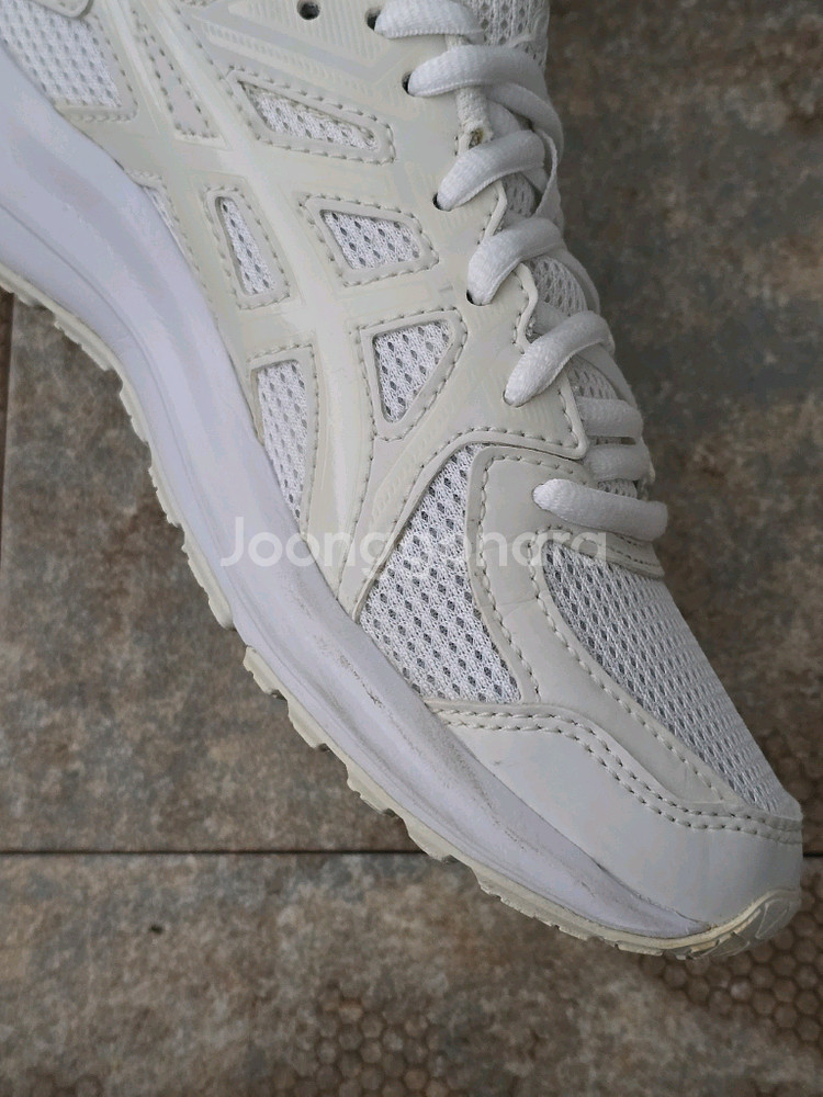 (230)아식스 조그 100 2 화이트 운동화 런닝화--4