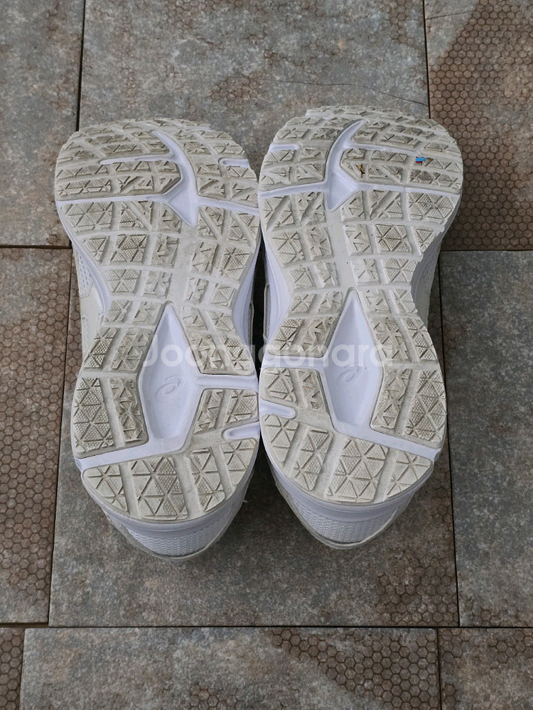 (230)아식스 조그 100 2 화이트 운동화 런닝화--9