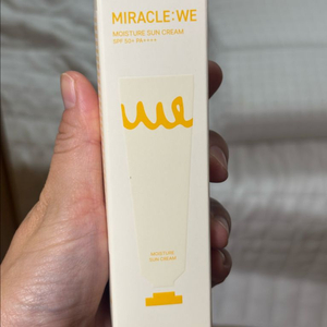 미라클위 모이스처 선크림 새상품