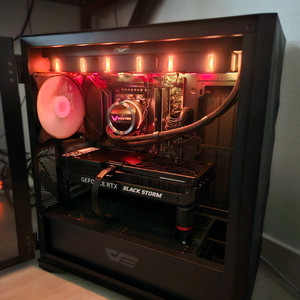 데스크탑 완본체 (AMD 7800X3D / RTX 4080 BLACK STORM D6X 16GB)