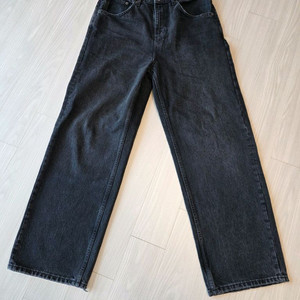 자라 x 루이지 와이드 핏 진 팬츠 블랙 30사이즈