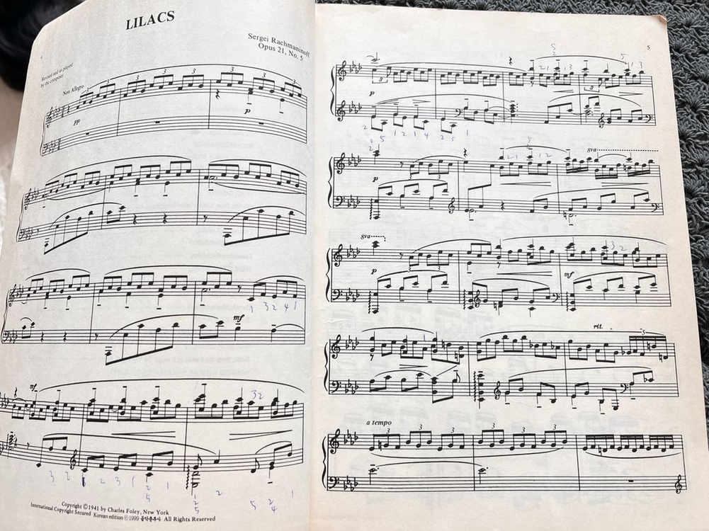 라흐마니노프, 모차르트 2, 스크랴빈 4 악보--2