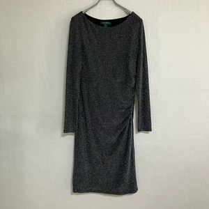 폴로 랄프로렌 셔링 블랙 은사 원피스