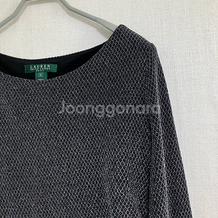 폴로 랄프로렌 셔링 블랙 은사 원피스--1