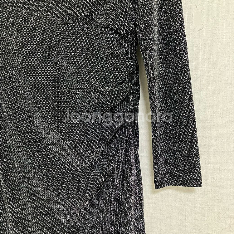 폴로 랄프로렌 셔링 블랙 은사 원피스--2