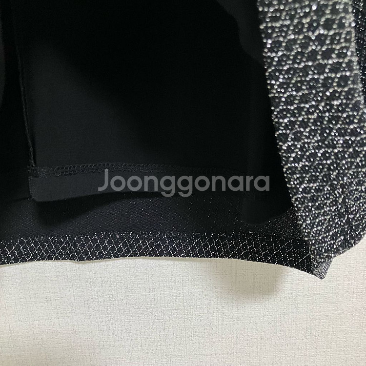 폴로 랄프로렌 셔링 블랙 은사 원피스--5