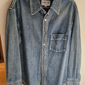 솔리드옴므 청남방 청자켓 트러커 데님남방 데님자켓 데님셔츠 팝니다! 이미지