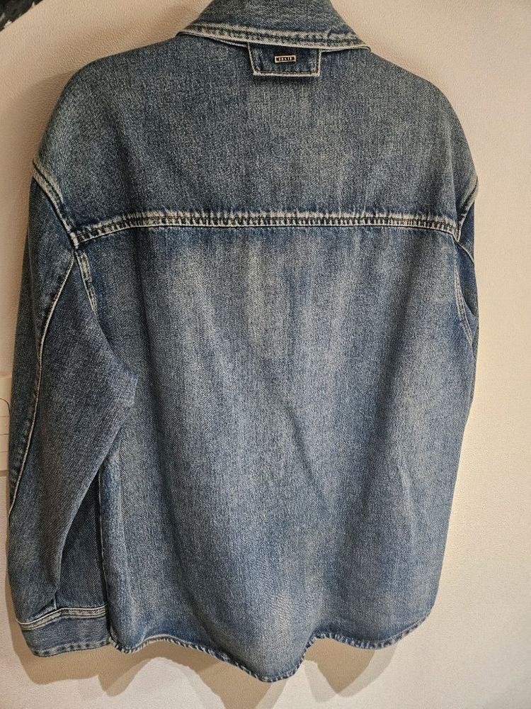 솔리드옴므 청남방 청자켓 트러커 데님남방 데님자켓 데님셔츠 팝니다! 이미지