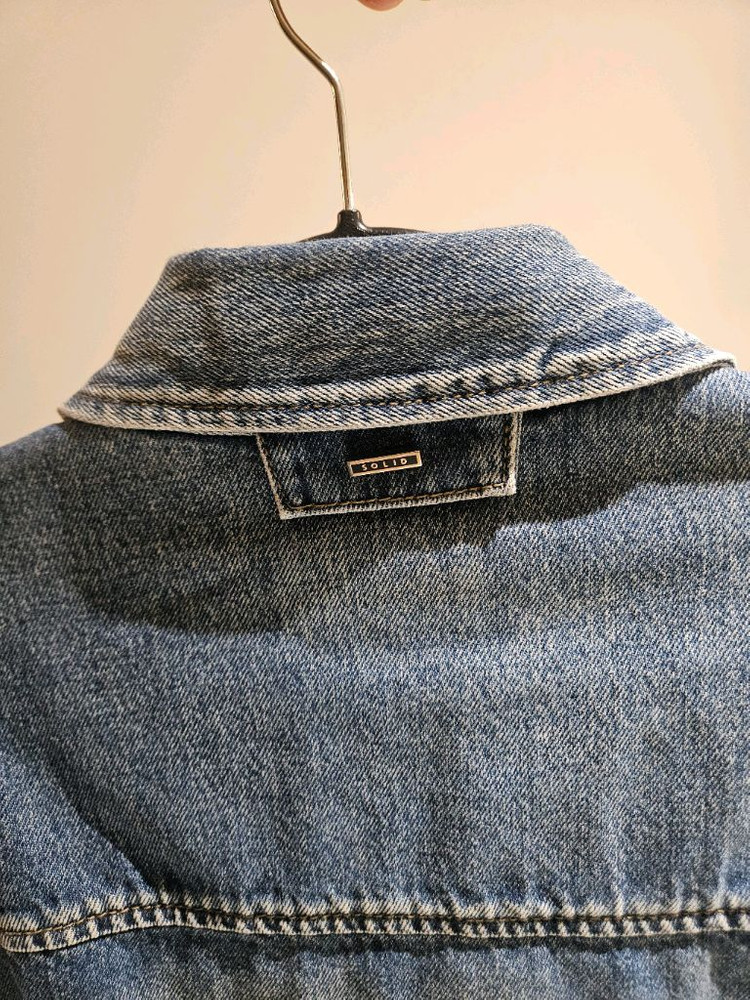 솔리드옴므 청남방 청자켓 트러커 데님남방 데님자켓 데님셔츠 팝니다! 이미지