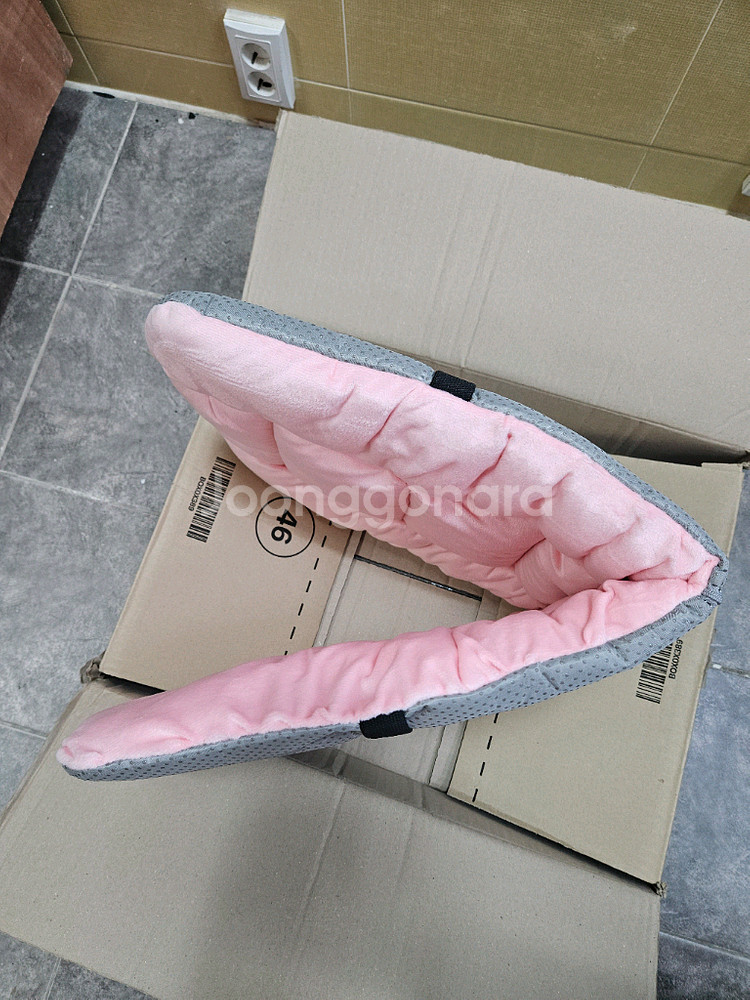 의자 학생 사무용 분홍색 바운서 시트 45x48cm. 새제품--4