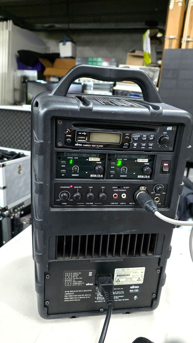 MIPRO 휴대용마이크앰프--3