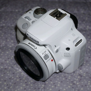 캐논 100D 화이트 더블렌즈킷 이미지