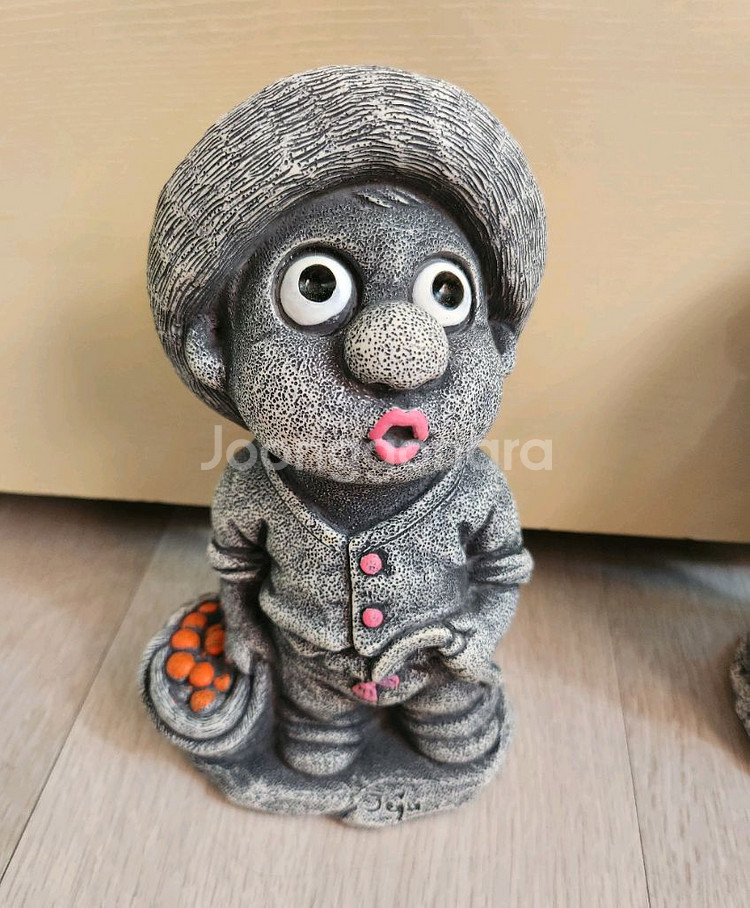 새거 제주도 돌하르방 장식품 한쌍 돌하르방 인형--1