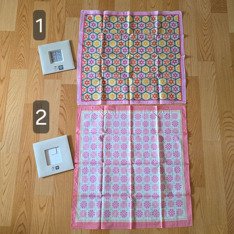 템플스테이 물소리 고창 군산 인천 등등 국내여행 손수건(새제품) 이미지