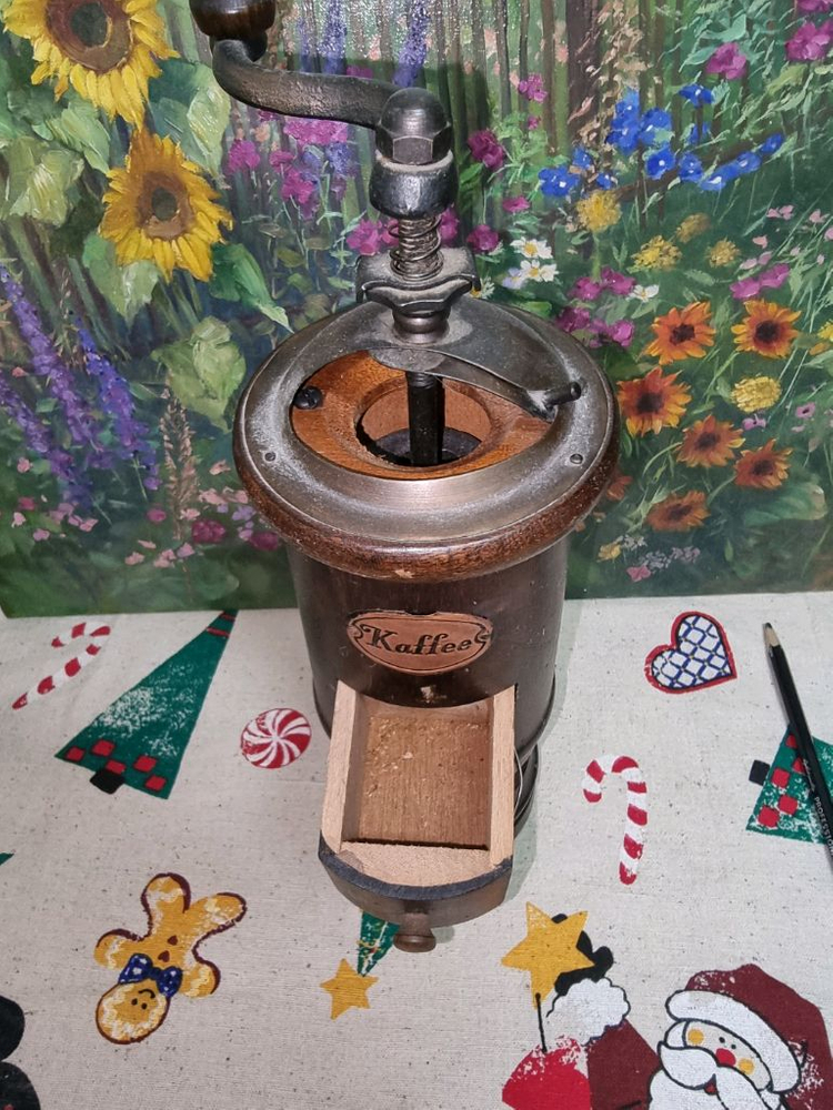 빈티지 웜우드 커피밀 & 페퍼밀 세트 판매합니다 (핸드밀, 커피그라인더) 이미지