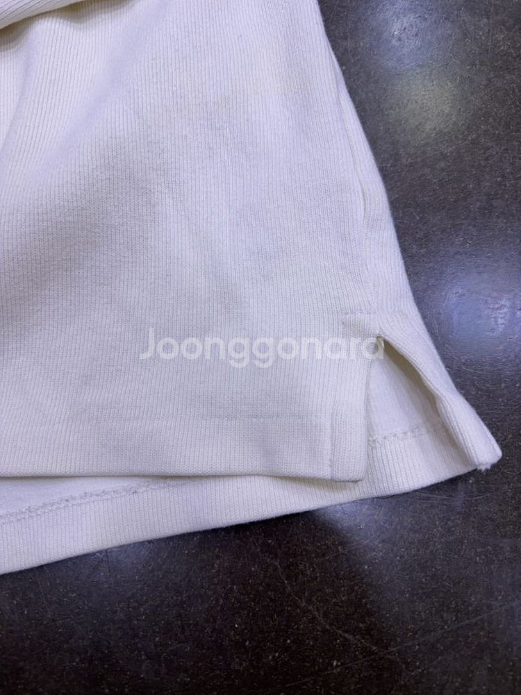 폴로 랄프로렌 더블 포니 자수 하프 집업 맨투맨 아이보리 L--4