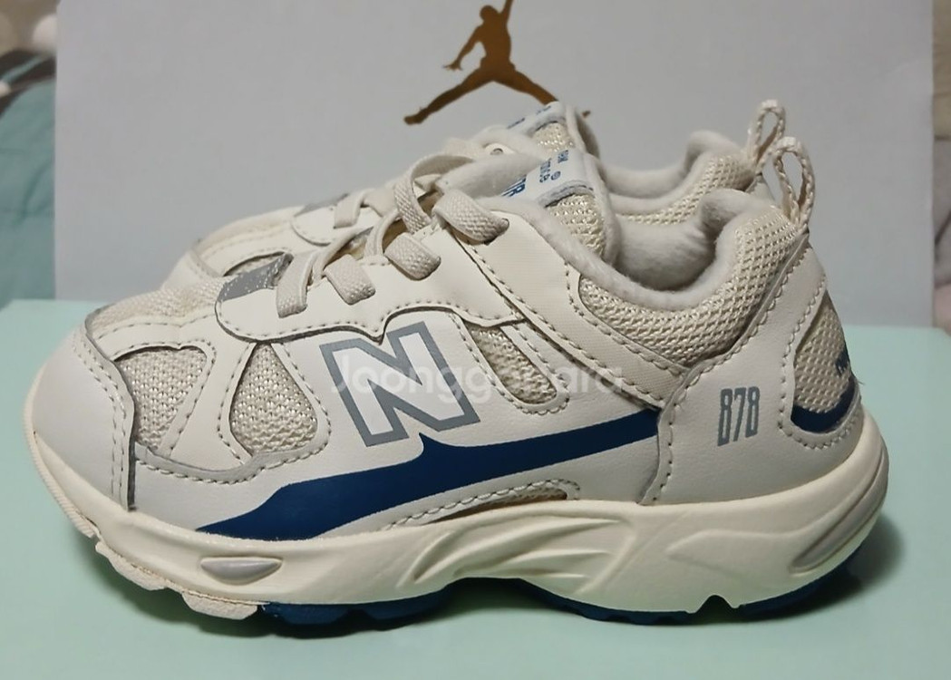 뉴발란스키즈 878 150운동화 블루 거의새거--2