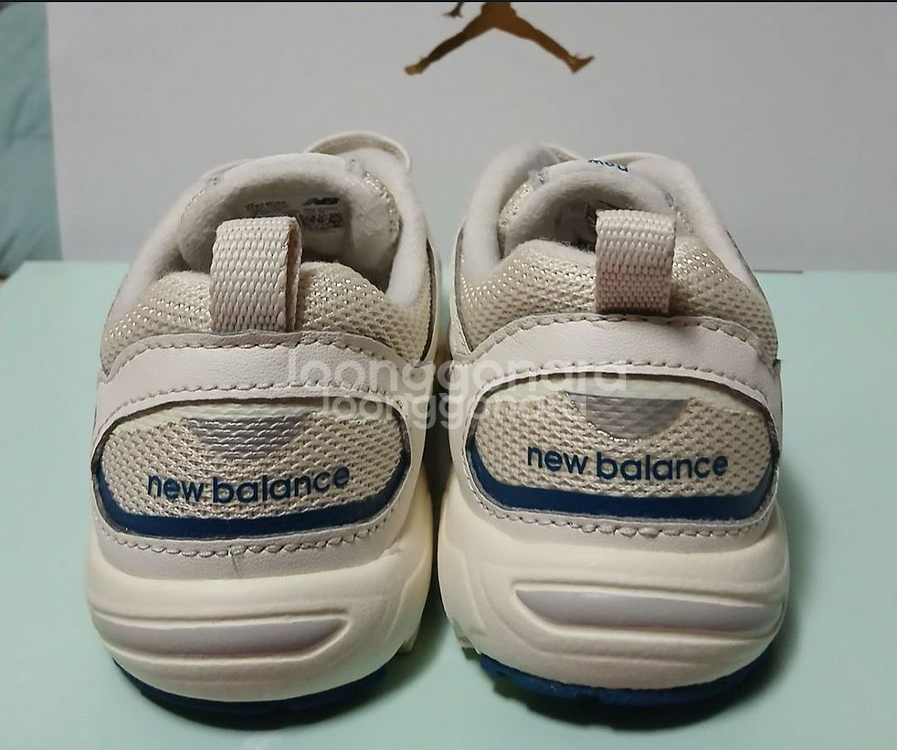 뉴발란스키즈 878 150운동화 블루 거의새거--3
